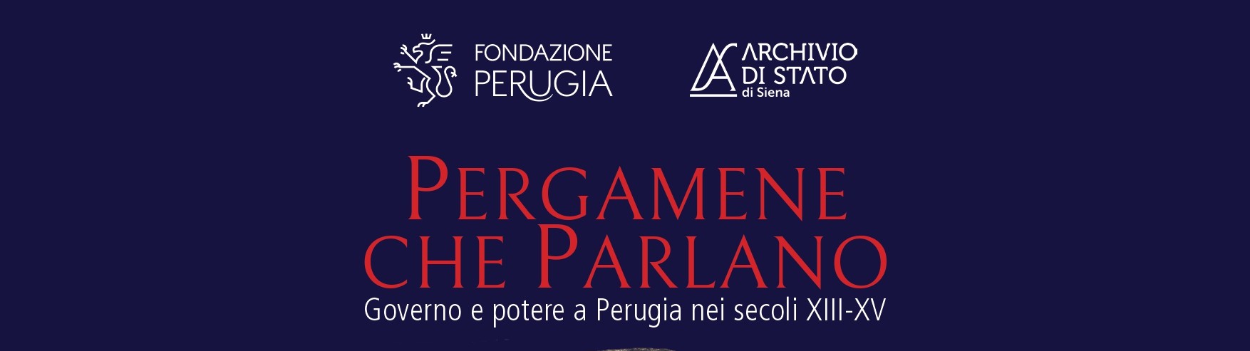 MARTEDÌ 26 MAGGIO - PERGAMENE CHE PARLANO